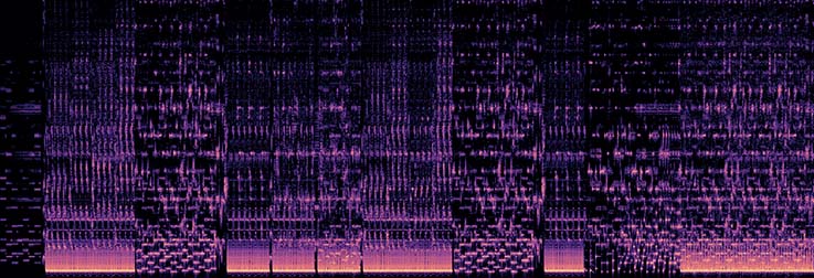 Image of a music spectrogram